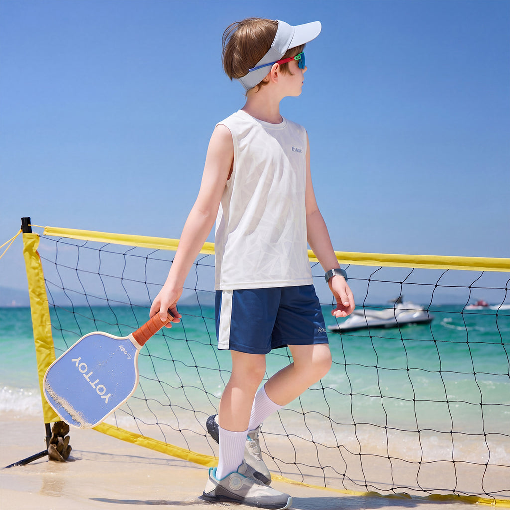 Kids Short Set Quick Dry Breathable Stretchy Sports Outfit
