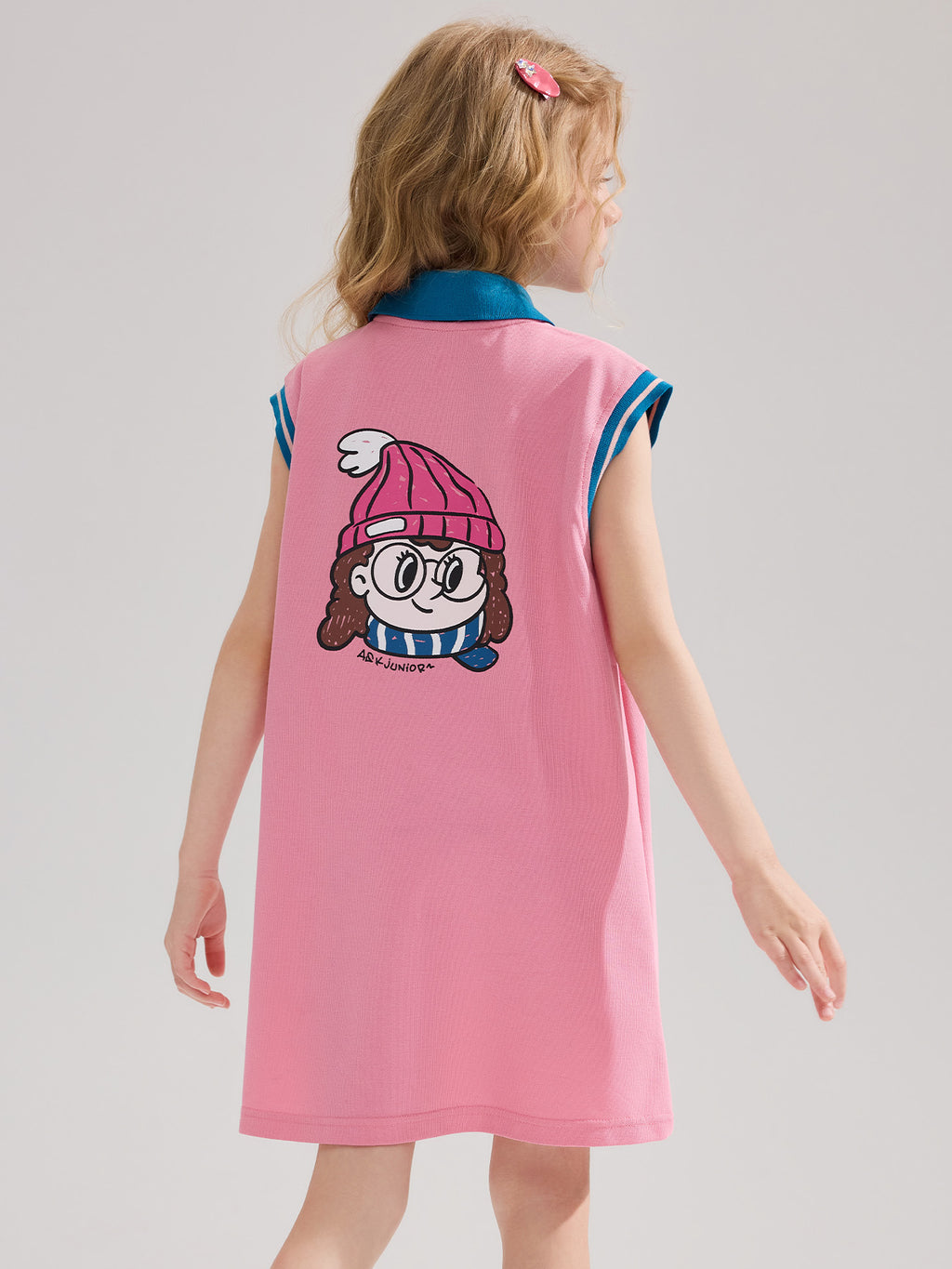 Kinder Mädchen A-Linien-Schwingkleid Freizeitkleid