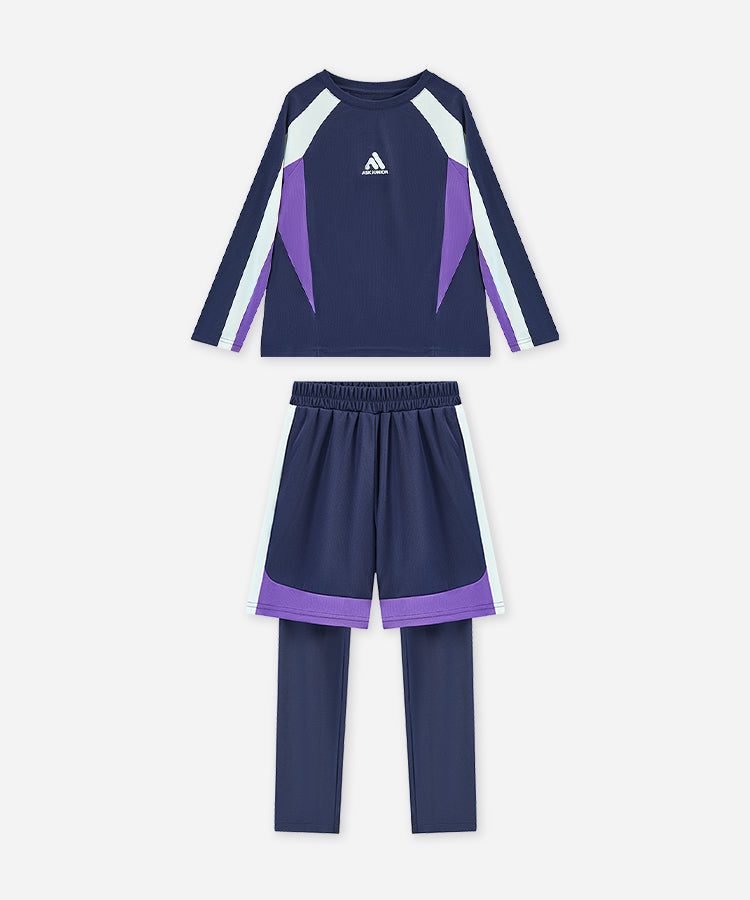 Jungen Zweiteiliges Langarmshirt- und Hosenset