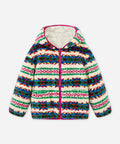 Kapuzen-Teddyfleece-Fair-Isle-Jacke