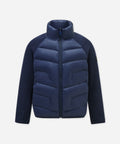 Leichte Kinderjacke mit weißen Gänsedaunen