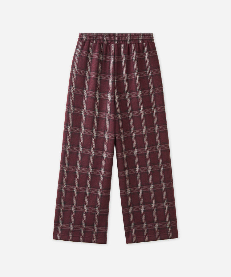 Lässige, gefütterte, warme karierte Kinderhose für Herbst und Winter