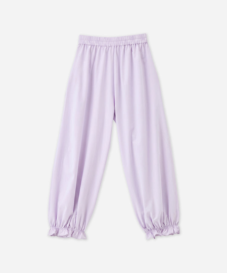 Kids Girls Lace Trim Mosquito Pants, Loose Thin Breathable Long Trousers for Summer Outdoor Play