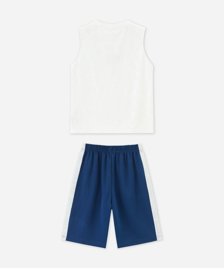Kids Short Set Quick Dry Breathable Stretchy Sports Outfit