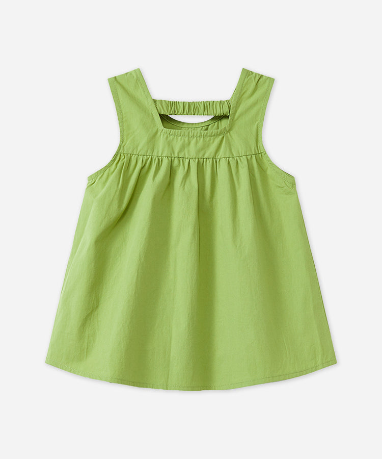 Cotton Kids Girls Sets, Sleeveless Top & Elastic Waist Shorts