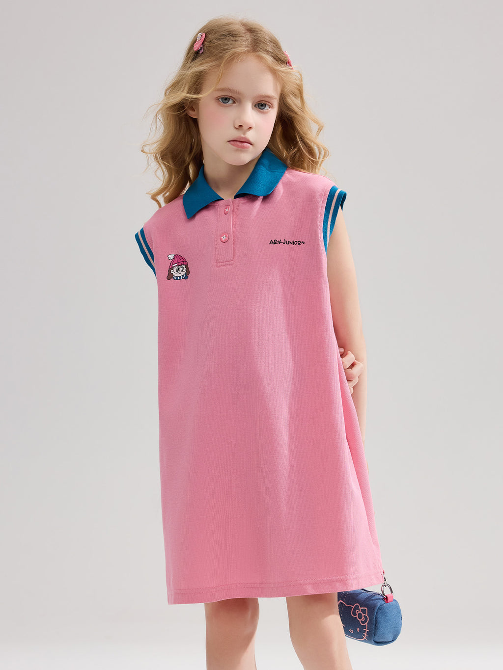 Kinder Mädchen A-Linien-Schwingkleid Freizeitkleid