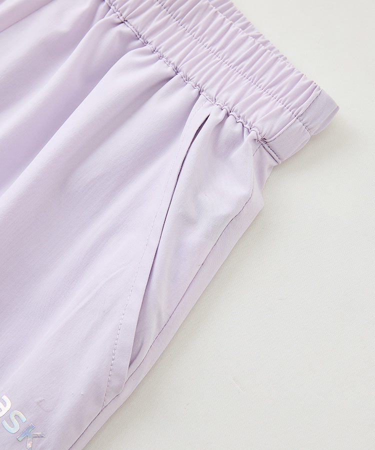 Kids Girls Lace Trim Mosquito Pants, Loose Thin Breathable Long Trousers for Summer Outdoor Play