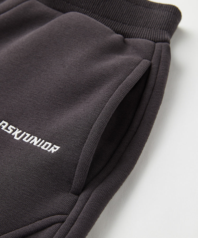 Boys Knitted Fleece Lined Pants Warm Thickened Casual Kids Pants for Fall Winter