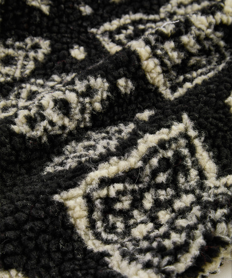 Kids Lamb Wool Jacquard Fleece Lined Lantern Pants for Fall Winter