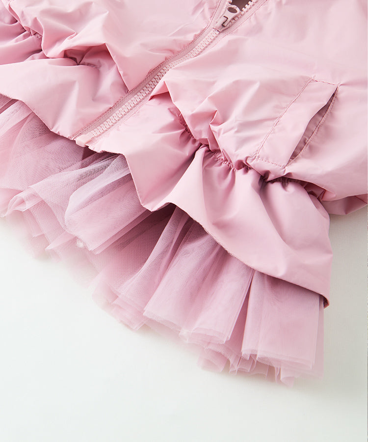 Spring/Summer Lightweight Hooded Jacket for Little Girls