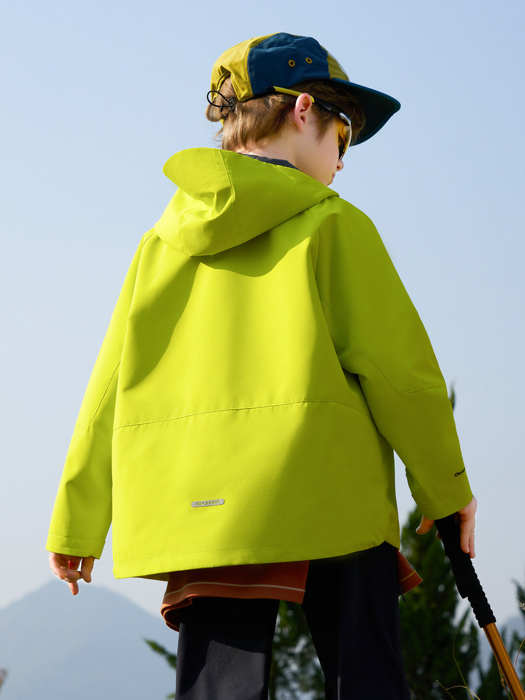 Trendige Oversize Kinder Outdoor Shell-Jacke