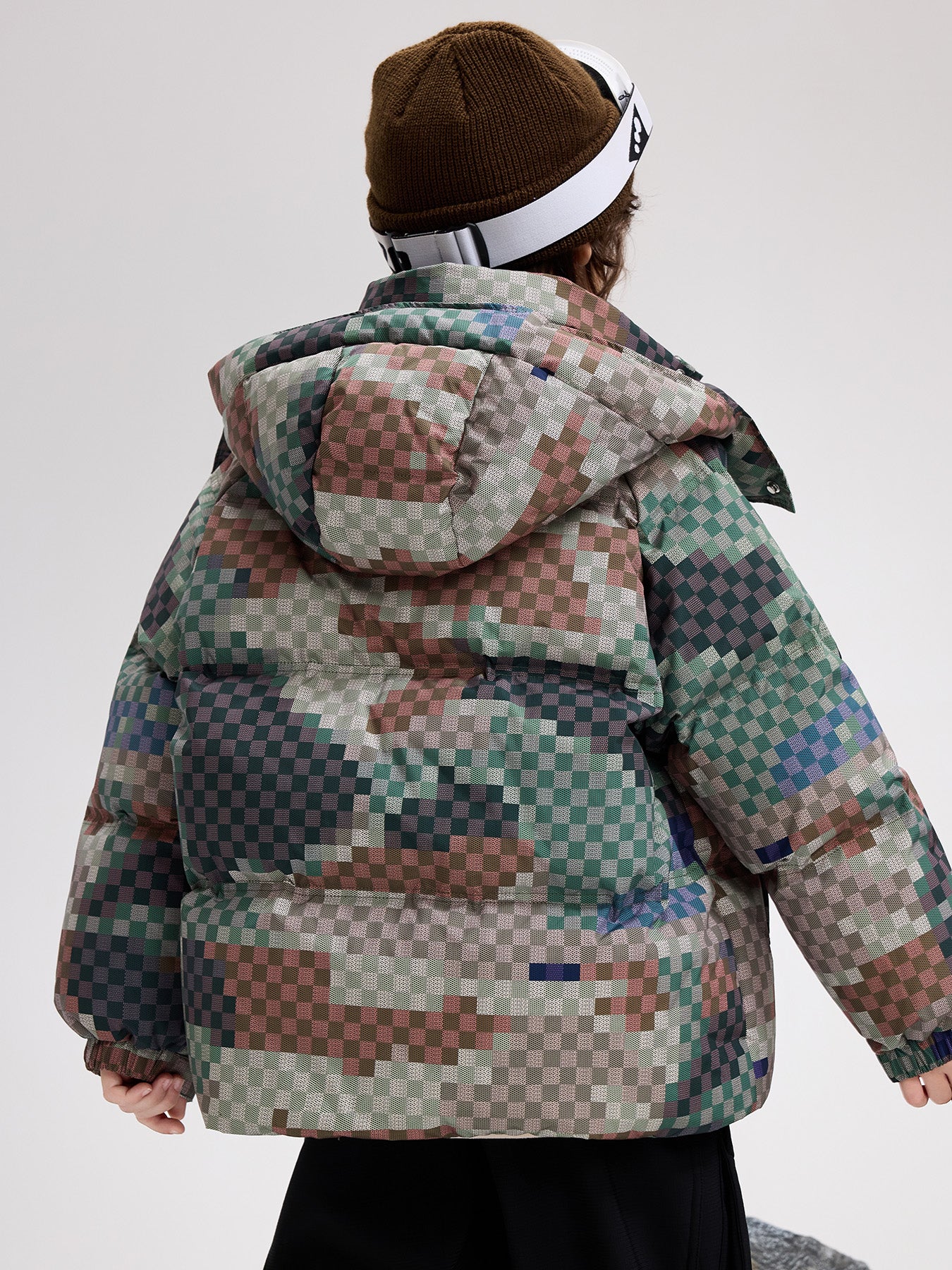 Detachable Hood Quilted Down Kids Coats
