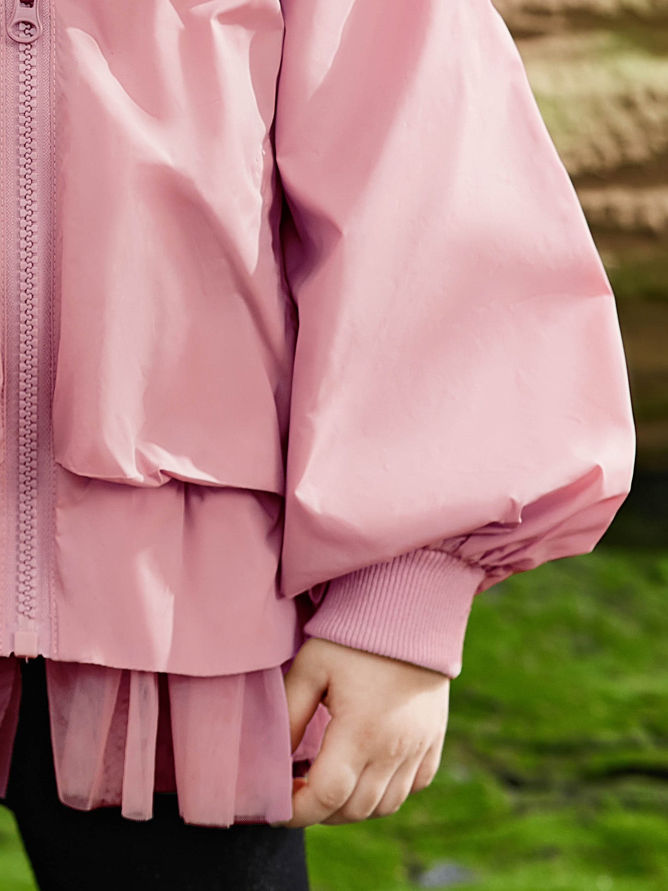Spring/Summer Lightweight Hooded Jacket for Little Girls