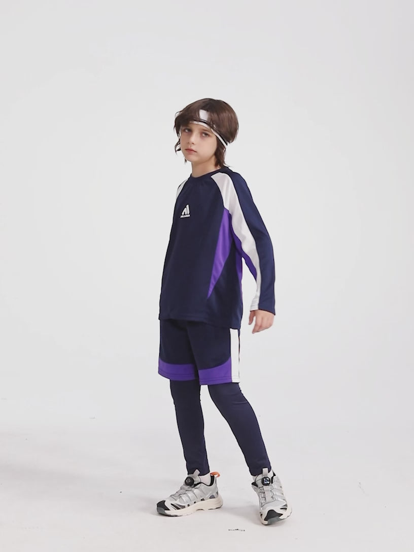 Jungen Zweiteiliges Langarmshirt- und Hosenset