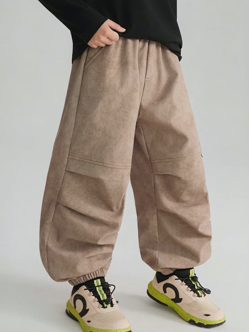 Boys Outdoor Water-Resistant Parachute Pants